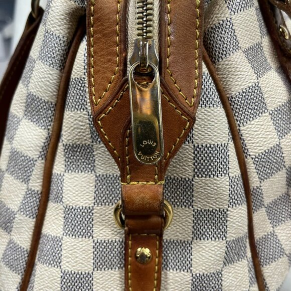 SOLD - Authentic 2012 Louis Vuitton Damier Azur Stresa MM Shoulder Bag - READ - Picture 5 of 16